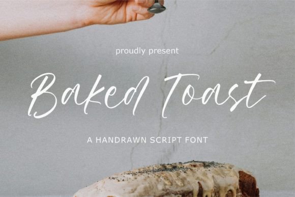 Baked Toast Font Review: A Handdrawn Script for Authentic Brands