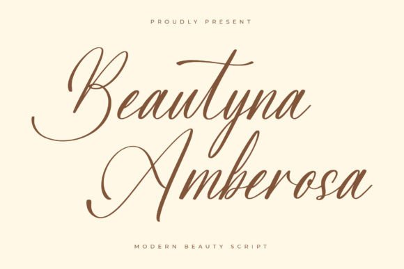 Beautyna Amberosa: The Luxury Script Font for Makers
