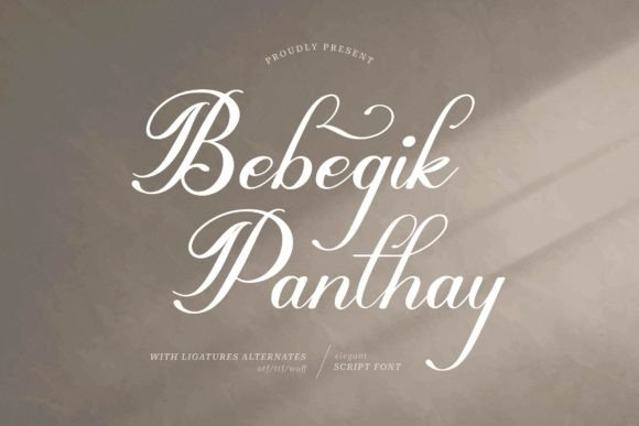 Bebegik Panthay: A Dynamic Script Font for Web Design