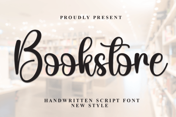 Bookstore Font: Elegant Script for Handmade Brands