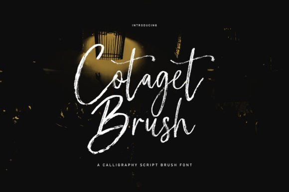 Cotaget Brush: The Handwritten Font Your Brand Needs