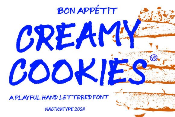 Creamy Cookies: A Playful Typeface for Brand Identity