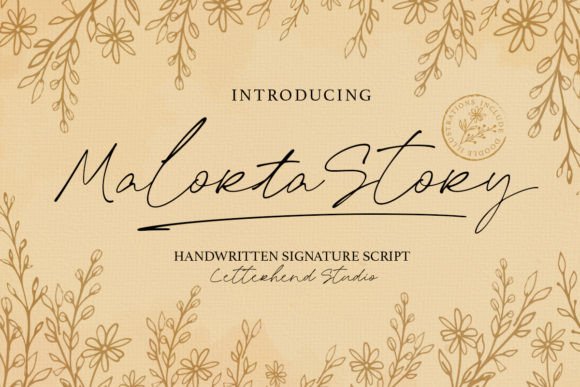 Elevate Your Brand with the Malorta Story Typeface