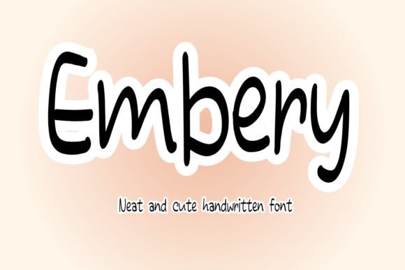 Embery Font: The Perfect Handwritten Typeface for Crafters
