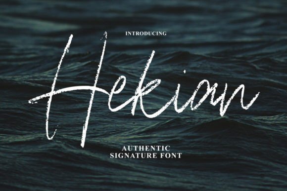 Hekian Font Review: A Handmade Script for Editorial Design