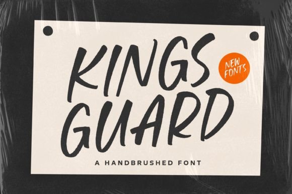 Kings Guard: A Versatile Script Font for Editorial Design