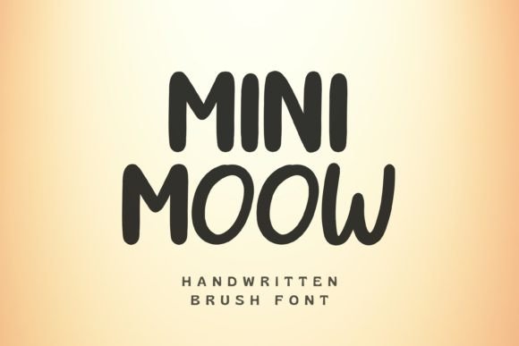 Mini Moow: A Friendly Handwritten Font for Your Brand