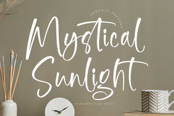 Mystical Sunlight: The Script Font That Stops the Scroll