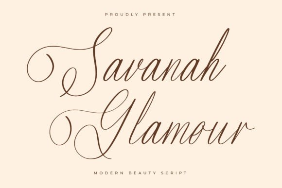 Savanah Glamour: The Script Font That Elevates Campaigns