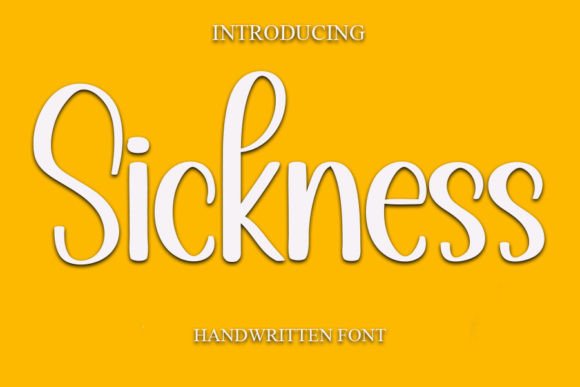 Sickness Font Review: A Raw Script for Bold Branding
