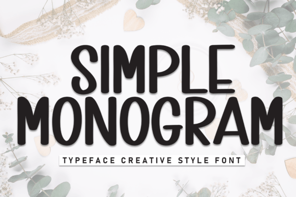 Simple Monogram: A Handwritten Typeface for Editorial Design