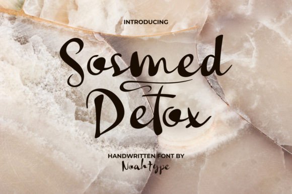 Socmed Detox: A Bold Script Font for Modern Web Design