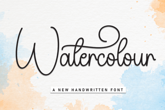 Watercolour Font: A Sweet Typeface for Branding
